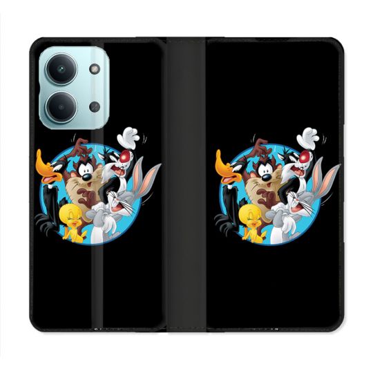 Housse Cuir Portefeuille Pour Xiaomi Redmi 17C 5G Looney Tunes