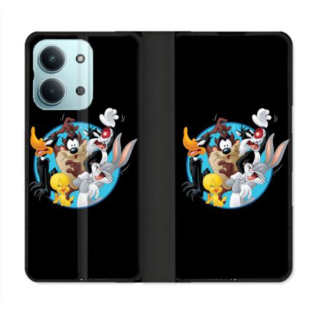 Housse Cuir Portefeuille Pour Xiaomi Redmi 17C 5G Looney Tunes