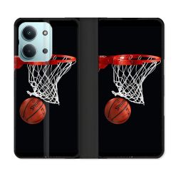Housse Cuir Portefeuille Pour Xiaomi Redmi 17C 5G Sport Basket Panier