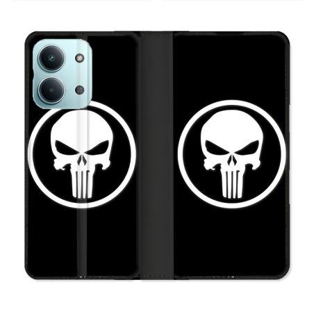 Housse Cuir Portefeuille Pour Xiaomi Redmi 17C 5G Punisher