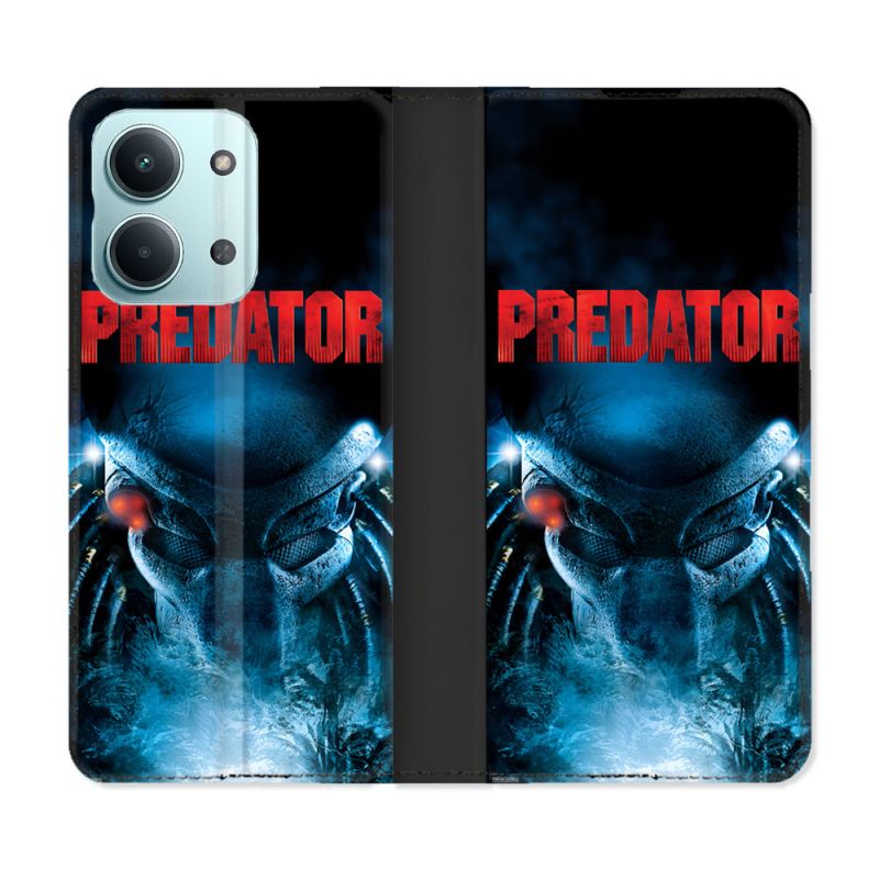 Housse Cuir Portefeuille Pour Xiaomi Redmi 17C 5G Predator Affiche