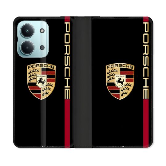 Housse Cuir Portefeuille Pour Xiaomi Redmi 17C 5G Porsche Line