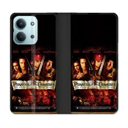 Housse Cuir Portefeuille Pour Xiaomi Redmi 17C 5G Pirate Des Caraibes
