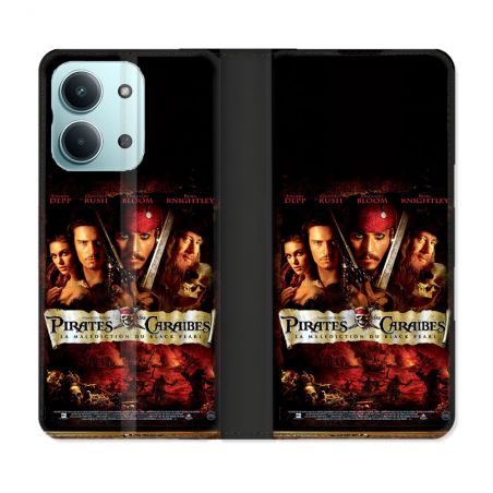 Housse Cuir Portefeuille Pour Xiaomi Redmi 17C 5G Pirate Des Caraibes