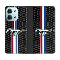 Housse Cuir Portefeuille Pour Xiaomi Redmi 17C 5G Mustang