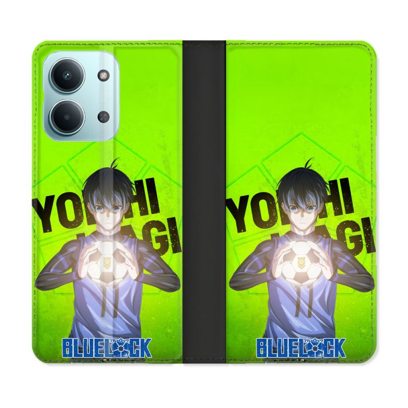Housse Cuir Portefeuille Pour Xiaomi Redmi 17C 5G Manga Blue Lock Yoichi Isagi