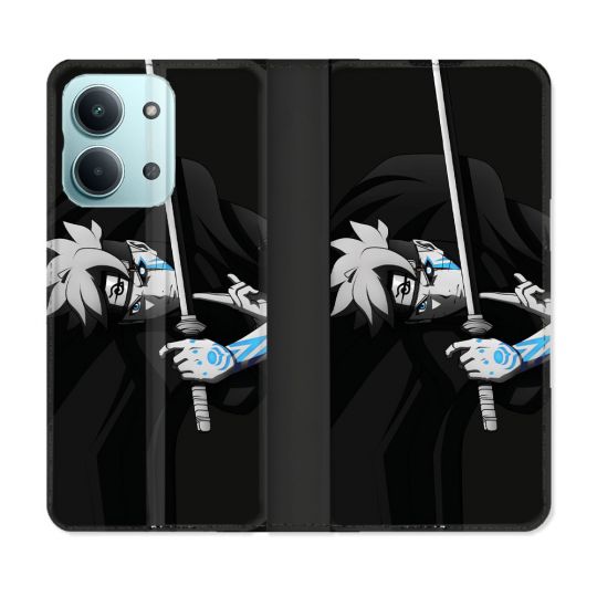 Housse Cuir Portefeuille Pour Xiaomi Redmi 17C 5G Manga Boruto Epée
