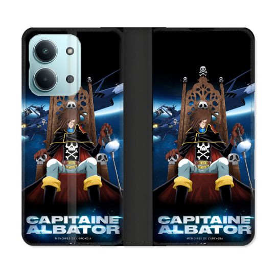 Housse Cuir Portefeuille Pour Xiaomi Redmi 17C 5G Manga Capitaine Albator