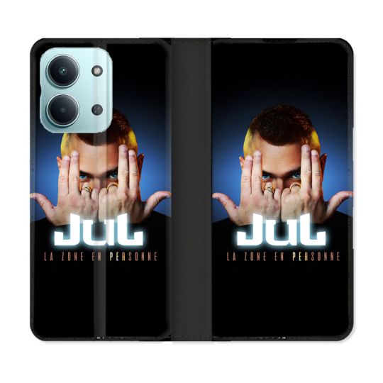 Housse Cuir Portefeuille Pour Xiaomi Redmi 17C 5G Musique Jul Signe