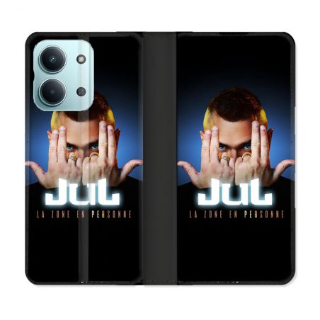 Housse Cuir Portefeuille Pour Xiaomi Redmi 17C 5G Musique Jul Signe