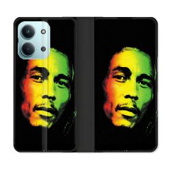 Housse Cuir Portefeuille Pour Xiaomi Redmi 17C 5G Musique Bob Marley 2