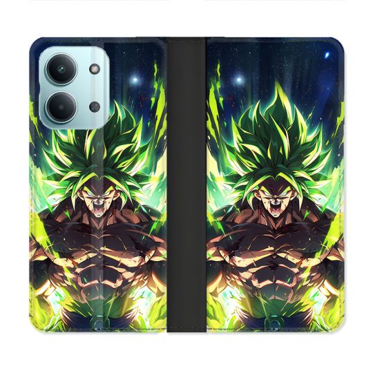 Housse Cuir Portefeuille Pour Xiaomi Redmi 17C 5G Manga Dragon Ball Broly