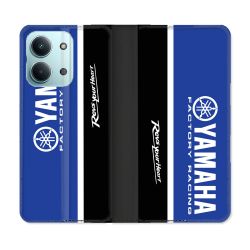Housse Cuir Portefeuille Pour Xiaomi Redmi 17C 5G Moto Yamaha