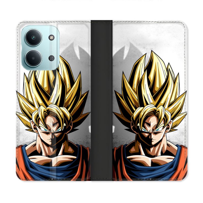 Housse Cuir Portefeuille Pour Xiaomi Redmi 17C 5G Manga Dragon Ball Sangoku Portrait