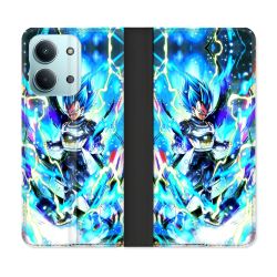 Housse Cuir Portefeuille Pour Xiaomi Redmi 17C 5G Manga Dragon Ball Vegeta Bleu