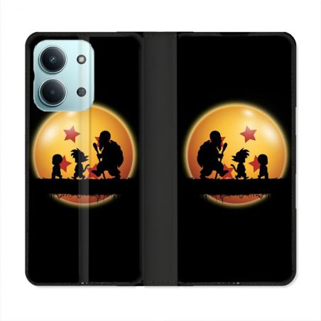 Housse Cuir Portefeuille Pour Xiaomi Redmi 17C 5G Manga Dragon Ball Vintage