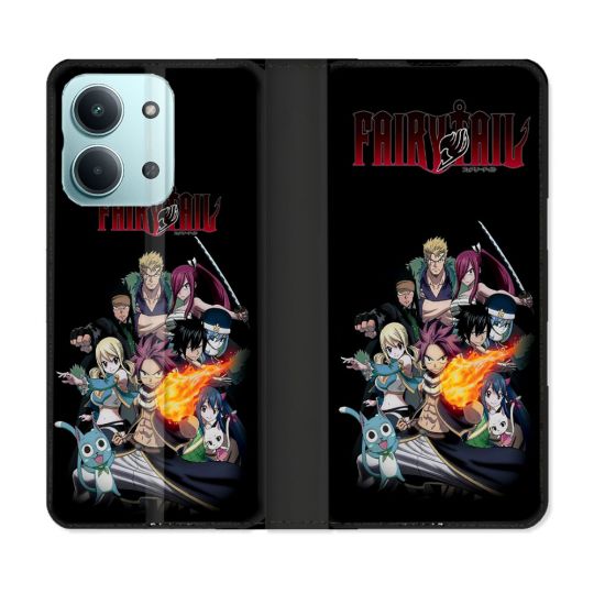 Housse Cuir Portefeuille Pour Xiaomi Redmi 17C 5G Manga Fairy Tail Logo Team