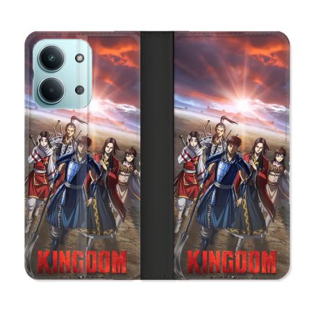 Housse Cuir Portefeuille Pour Xiaomi Redmi 17C 5G Manga Kingdom Affiche