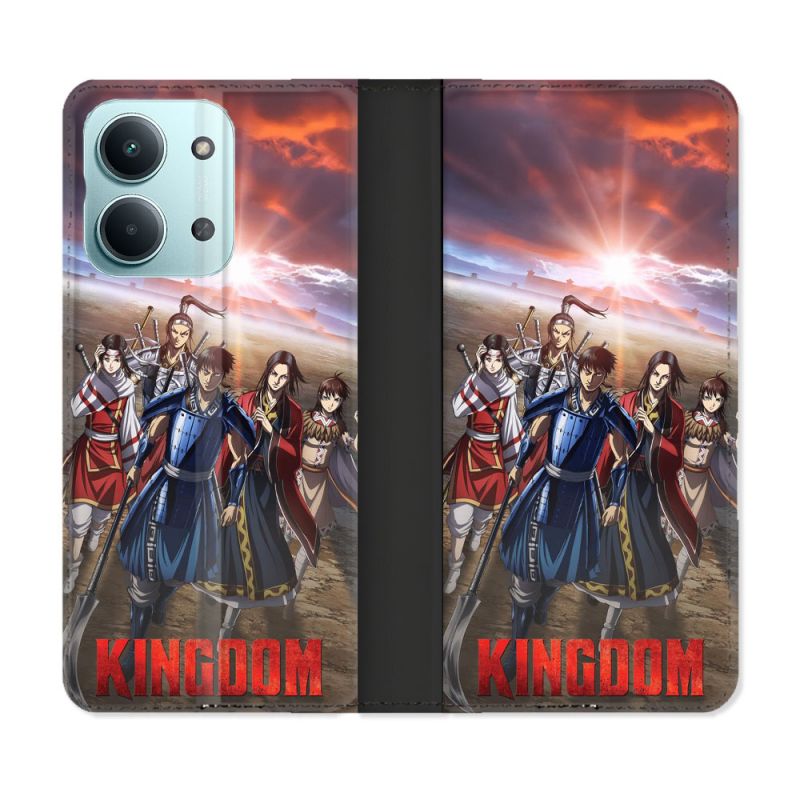 Housse Cuir Portefeuille Pour Xiaomi Redmi 17C 5G Manga Kingdom Affiche