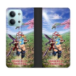 Housse Cuir Portefeuille Pour Xiaomi Redmi 17C 5G Manga Shangri La Frontier Affiche