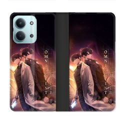 Housse Cuir Portefeuille Pour Xiaomi Redmi 17C 5G Manga Lecteur Omniscient Affiche
