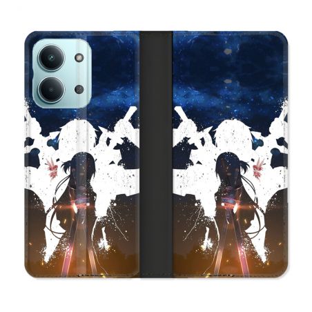 Housse Cuir Portefeuille Pour Xiaomi Redmi 17C 5G Manga SAO sword Art Online Asuna