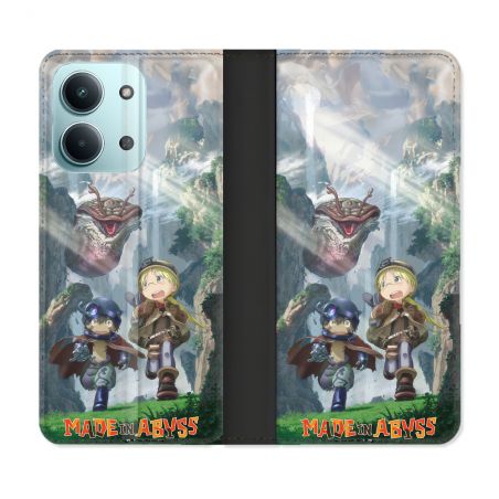 Housse Cuir Portefeuille Pour Xiaomi Redmi 17C 5G Manga Made In Abyss Affiche