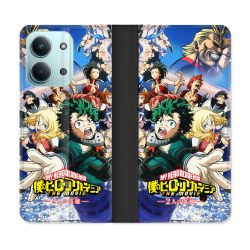 Housse Cuir Portefeuille Pour Xiaomi Redmi 17C 5G Manga My Hero Academia Affiche