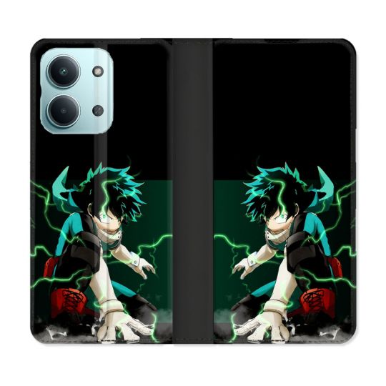 Housse Cuir Portefeuille Pour Xiaomi Redmi 17C 5G Manga My Hero Academia Deku