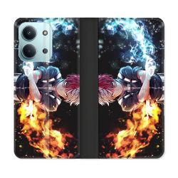 Housse Cuir Portefeuille Pour Xiaomi Redmi 17C 5G Manga My Hero Academia Shoto