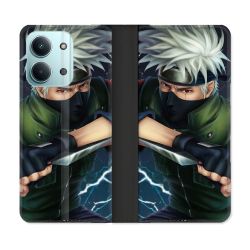 Housse Cuir Portefeuille Pour Xiaomi Redmi 17C 5G Manga Naruto Kakashi