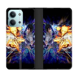 Housse Cuir Portefeuille Pour Xiaomi Redmi 17C 5G Manga Naruto VS