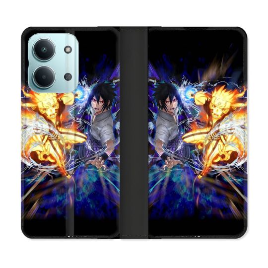 Housse Cuir Portefeuille Pour Xiaomi Redmi 17C 5G Manga Naruto VS