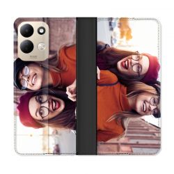Housse Cuir Portefeuille Personnalisée Xiaomi Redmi 17 4G / 5G Étui Protection avec Photo, Texte, Logo, Design