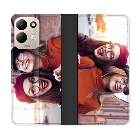 Housse Cuir Portefeuille Personnalisée Xiaomi Redmi 17 4G / 5G Étui Protection avec Photo, Texte, Logo, Design