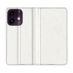 Housse Cuir Portefeuille Personnalisée Oppo Reno 16 5G Étui Protection avec Photo, Texte, Logo, Design