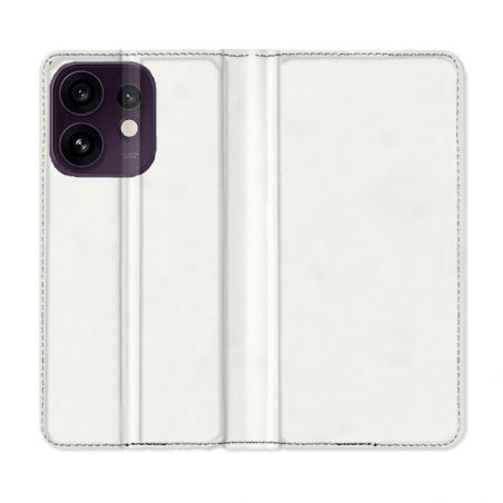 Housse Cuir Portefeuille Personnalisée Oppo Reno 16 5G Étui Protection avec Photo, Texte, Logo, Design