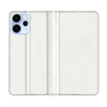 Housse Cuir Portefeuille Personnalisée Oppo Reno 15F Étui Protection avec Photo, Texte, Logo, Design