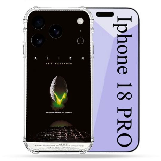 Coque Renforcée Pour Iphone 18 Pro Alien Affiche
