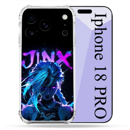 Coque Renforcée Pour Iphone 18 Pro Arcane Jinx Night