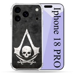 Coque Renforcée Pour Iphone 18 Pro Assassin Creed Tete Mort