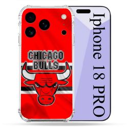 Coque Renforcée Pour Iphone 18 Pro Basket Chicago Bulls