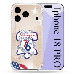Coque Renforcée Pour Iphone 18 Pro Basket Philadelphia 76ers