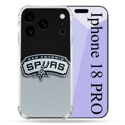 Coque Renforcée Pour Iphone 18 Pro Basket San Antonio Spurs