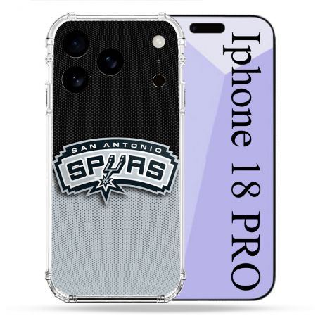 Coque Renforcée Pour Iphone 18 Pro Basket San Antonio Spurs