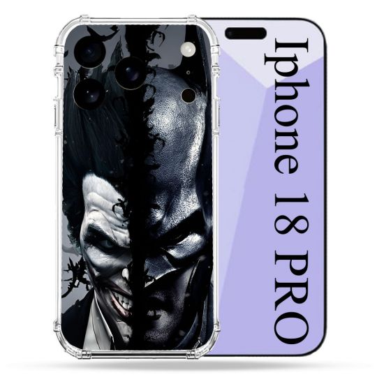 Coque Renforcée Pour Iphone 18 Pro Batman Joker
