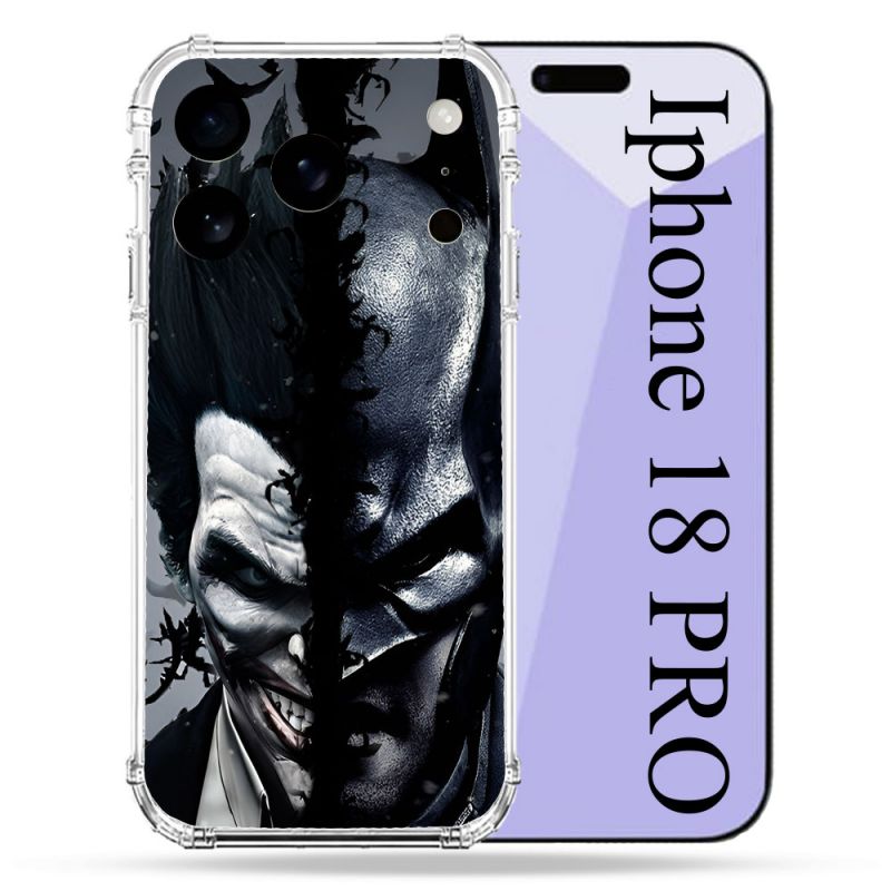 Coque Renforcée Pour Iphone 18 Pro Batman Joker