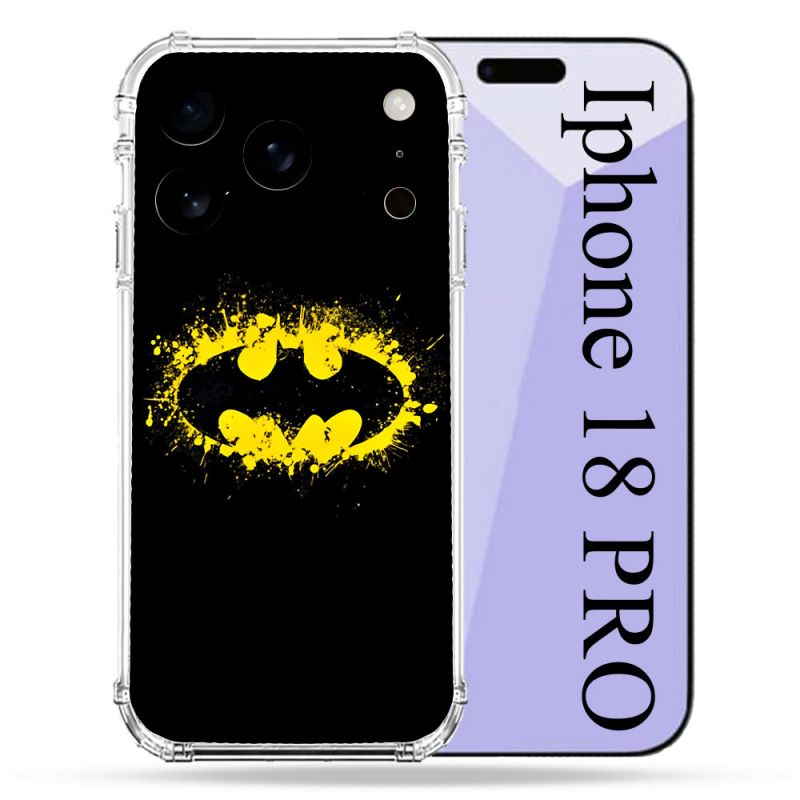 Coque Renforcée Pour Iphone 18 Pro Batman Logo