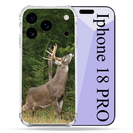 Coque Renforcée Pour Iphone 18 Pro Chasse Cerf