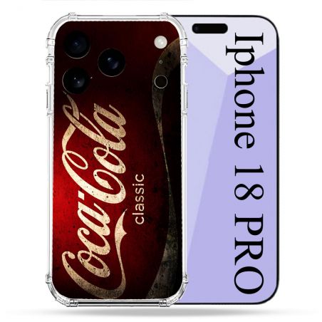 Coque Renforcée Pour Iphone 18 Pro Coca Cola Classique